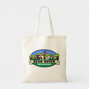 Bolsa Tote Blue River Colorado - Pequeno saco reutilizável