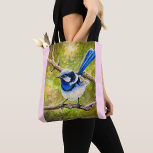 Bolsa Tote Blue Wren -