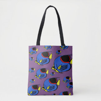 Bolsa Tote Blue, Yellow & Red Sunfish não tem tradução direta