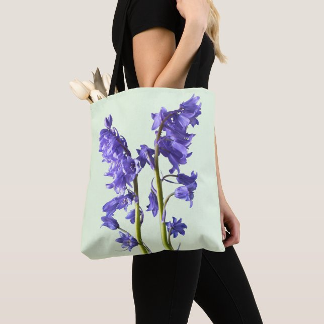 Bolsa Tote Bluebells, da mesma floresta que eu Criei! (Close Up)