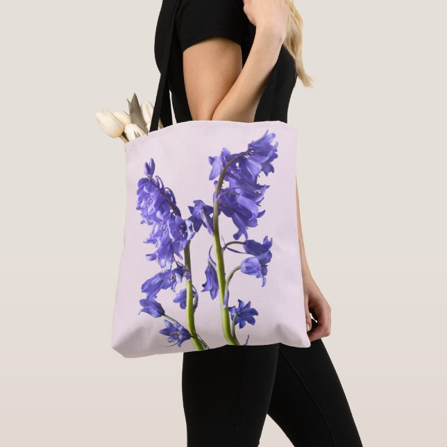 Bolsa Tote Bluebells, das madeiras mesmas eu criei! (Close Up)