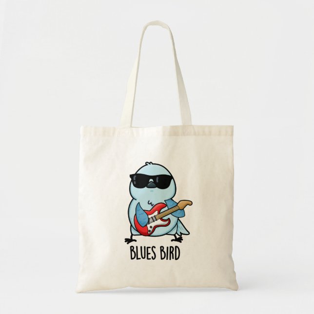 Bolsa Tote Bluebird Funny Bluebird Pun (Frente)