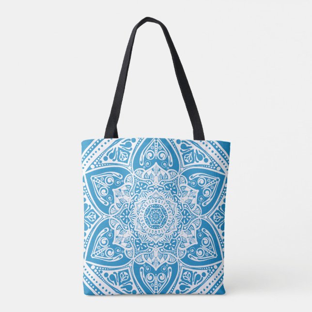 Bolsa Tote Bluebird Mandala (Verso)