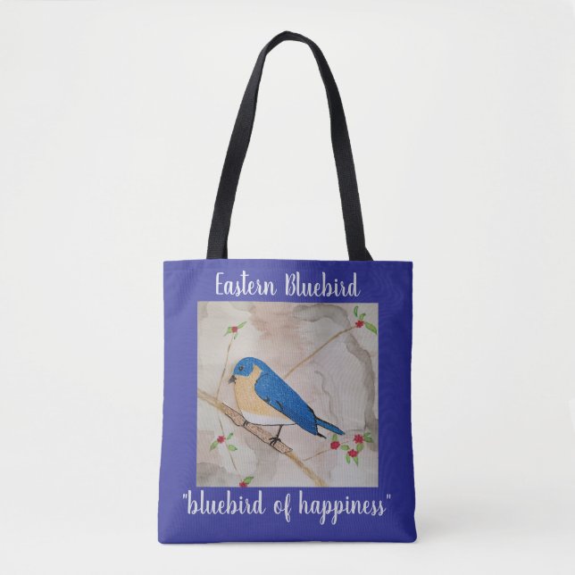Bolsa Tote Bluebird oriental (Frente)