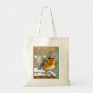 Bolsa Tote Bluebird oriental na neve - Foto original