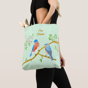 Bolsa Tote Bluebird Verde pálido