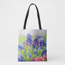 Bolsa Tote Bluebonnets impressionista