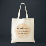 Bolsa Tote Blush Apricot Wedding Bag, Watercolor<br><div class="desc">Moderno. Mínimo. Delicado. Esta coleção usa linhas limpas,  tipos clássicos e uma textura de fundo suave para criar uma aparência elegante para o seu dia especial.</div>