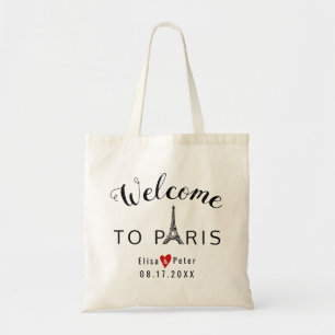 Bolsa Tote Boa vinda do casamento do destino de Paris da