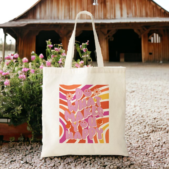 Bolsa Tote Boas afirmações fofo retrô Tote Bag (Criador carregado)