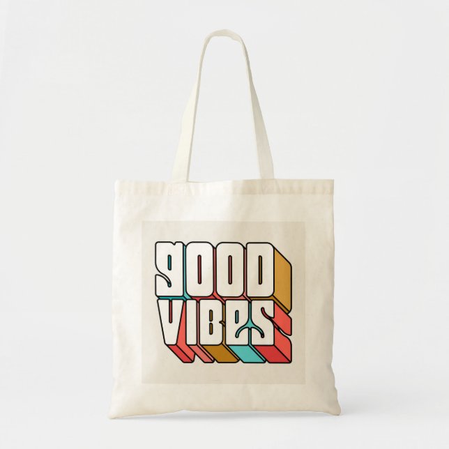 Bolsa Tote Boas Vibes (Frente)