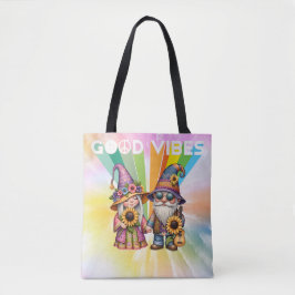 Bolsa Tote Boas Vibes Hippie Gnomos