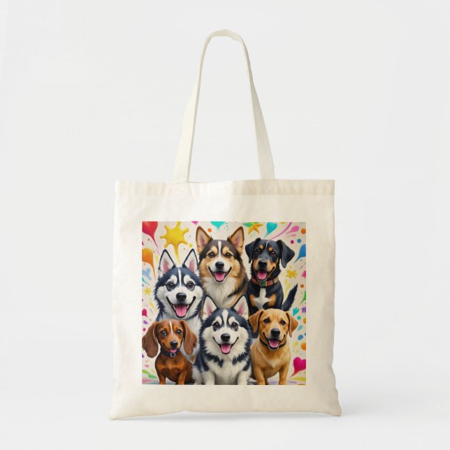 Bolsa Tote Boas Víblias e Narizes Molhados Dodes lúcidos (Frente)