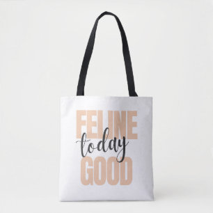 Bolsa Tote Boas Víblias Gata Amam Tipografia Humorística