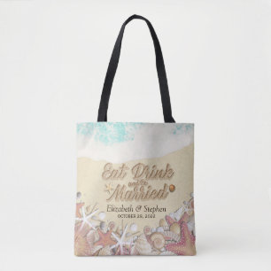 Bolsa Tote Boas-vindas à Summer Sea Beach Seashell