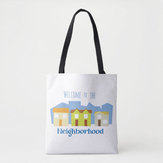 Bolsa Tote Boas-vindas ao bairro (Frente)