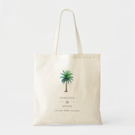 Bolsa Tote Boas-vindas ao Casamento de Destino da Palm Tree
