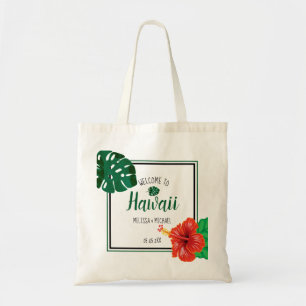 Bolsa Tote Boas-vindas ao Casamento de Destino Tropical do Ha