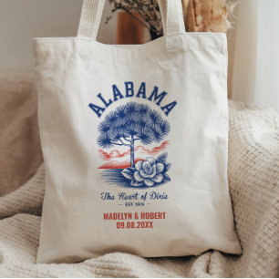 Bolsa Tote Boas-vindas ao Casamento do Alabama, dona de ponte