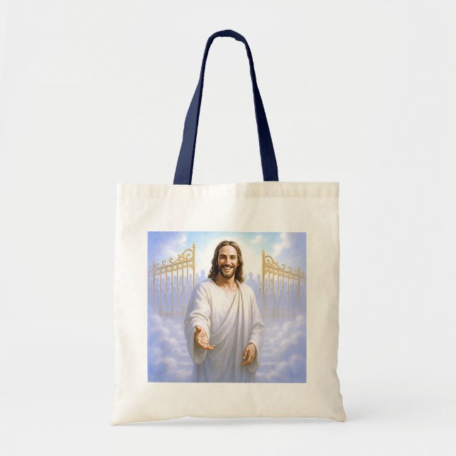 Bolsa Tote Boas-vindas ao Céu (Frente)