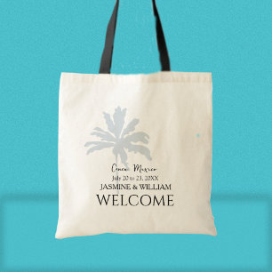 Bolsa Tote Boas-vindas ao Destino das Árvores de Palma Modern