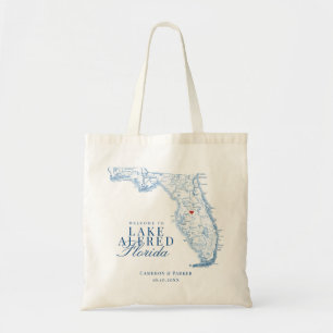 Bolsa Tote Boas-vindas ao Lago Elegante Alfred Florida