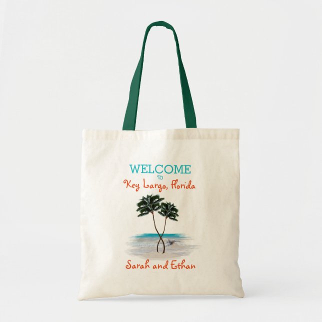 Bolsa Tote Boas-vindas ao Palm Trees Weekend (Frente)