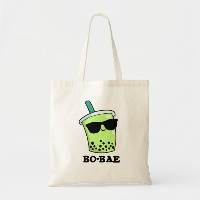 Bolsa Tote BoBae Funny Boba Tea Pun (Frente)