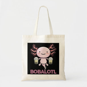 Bolsa Tote Bobalotl Axolotl Boba Tea