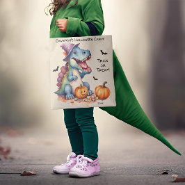 Bolsa Tote Bobo Dinossaur Halloween Candy
