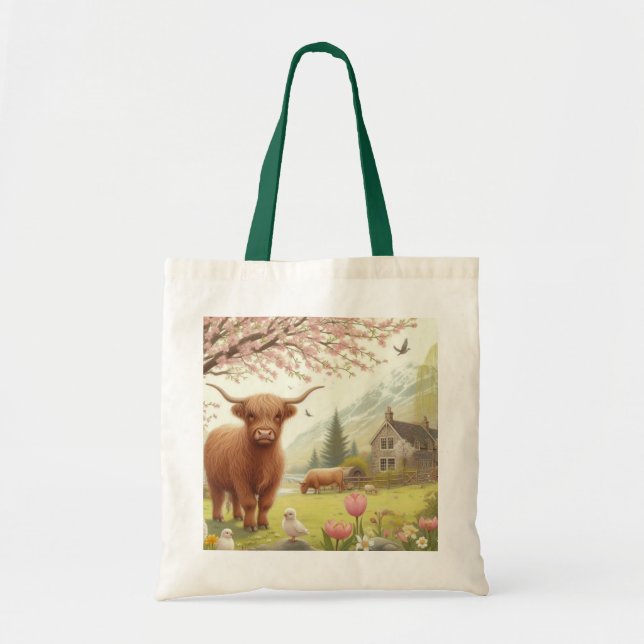 Bolsa Tote Boca-branca, primavera (Frente)