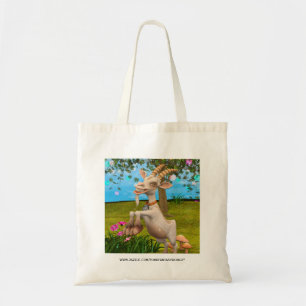 Bolsa Tote Bode de desenho animado engraçado arte de jardim a