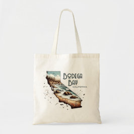 Bolsa Tote Bodega Bay California Souvenir Gift