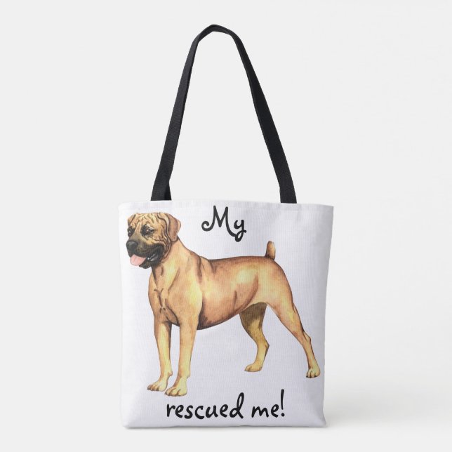 Bolsa Tote Boerboel de Emergência (Verso)