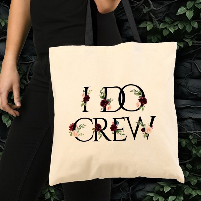 Bolsa Tote Boho Bling | Bachelorette Bridal Party I Do Creme (Criador carregado)