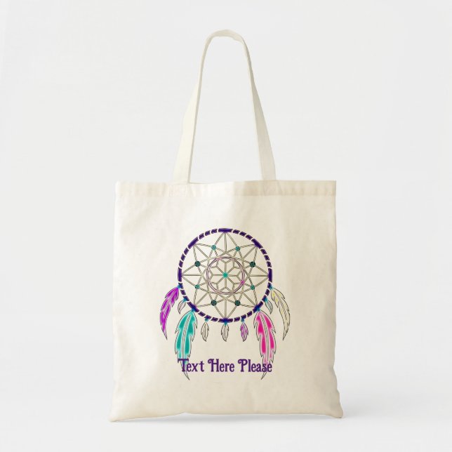 Bolsa Tote Boho Breeze Tote Bag (Frente)