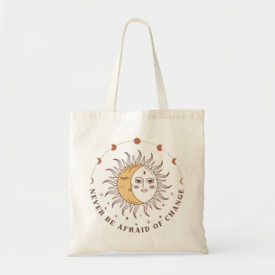Bolsa Tote Boho Celestial Sun E Lua