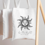 Bolsa Tote Boho Christian Bíblia Verse Be the Light Sunshine<br><div class="desc">Boho Christian Bíblia Verse Be the Light Sunshine</div>