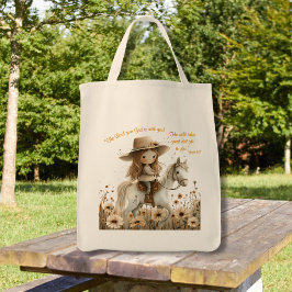 Bolsa Tote Boho Cowgirl Horse
