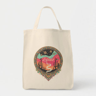 Bolsa Tote Boho Deserto Cósmico Retro