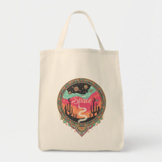 Bolsa Tote Boho Deserto Cósmico Retro