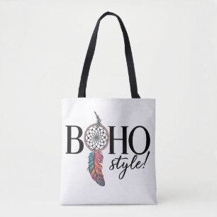 Bolsa Tote Boho Dreamcatcher Free Spirit Style Fashion