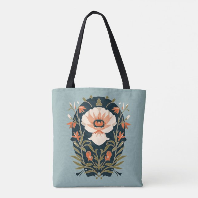 Bolsa Tote Boho Floral (Verso)