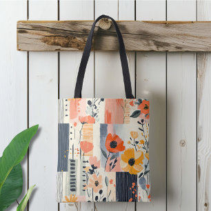 Bolsa Tote Boho Floral Patchwork