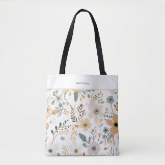Bolsa Tote Boho Folhagem de Outono