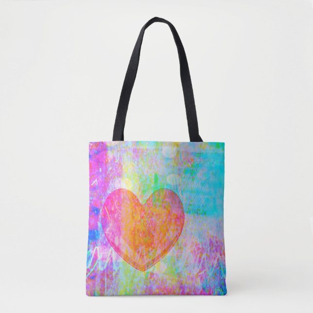 Bolsa Tote Boho Heart (Frente)