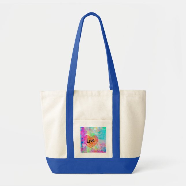 Bolsa Tote Boho Heart Love (Frente)