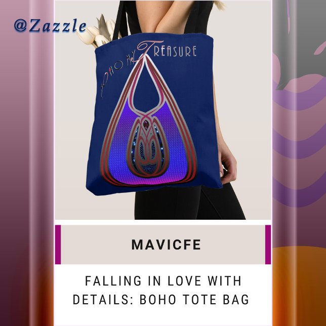 Bolsa Tote Boho My Treasure (Criador carregado)