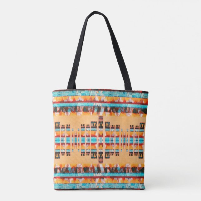 Bolsa Tote Boho Southwest Inspired (Verso)