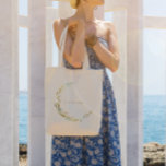 Bolsa Tote Boho Watercolor Flower Wreath Bridesmaid<br><div class="desc">O Boho Watercolor Flower Wreath Bridesmaid Name Tote Bag é um presente delicioso e personalizado para as suas damas de honra. Adorado com um belo design floral de aquarela, este saco de tota incorpora o espírito boêmico com um toque de elegância. Cada saco pode ser personalizado com o nome da...</div>